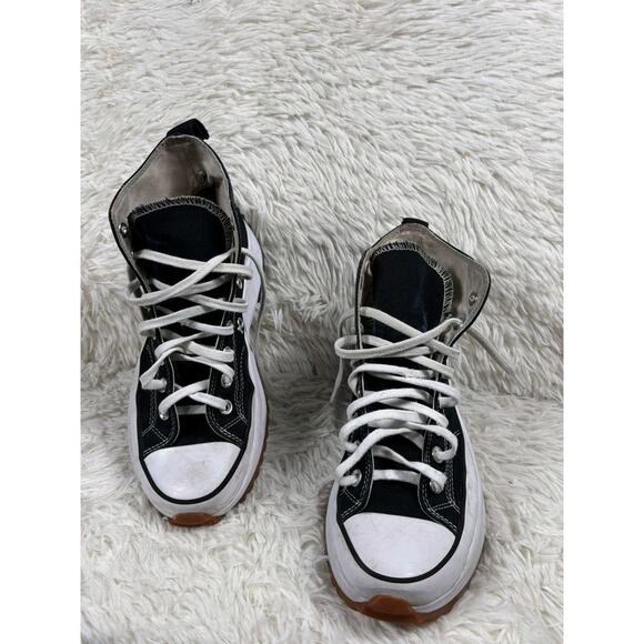 Converse Run Star Hike Shoes Mens Size 7.5 Black Platform High Top 168800C - Picture 3 of 11
